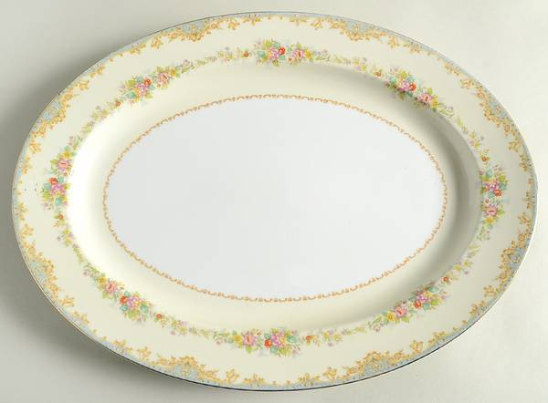 N43 16" Oval Serving Platter