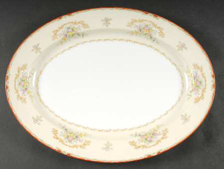 N431 16" Oval Serving Platter