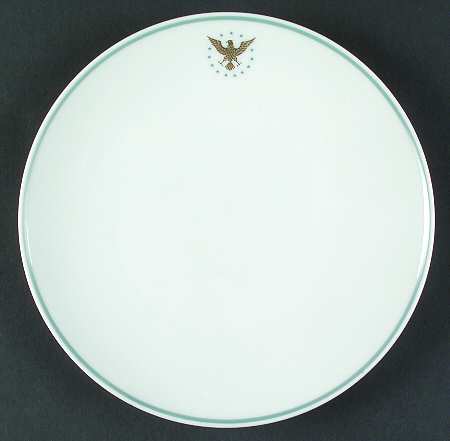 President (Green Band) Salad Plate