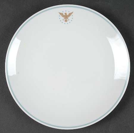 President (Green Band) Dessert/Pie Plate