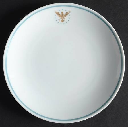 President (Green Band) Bread & Butter Plate