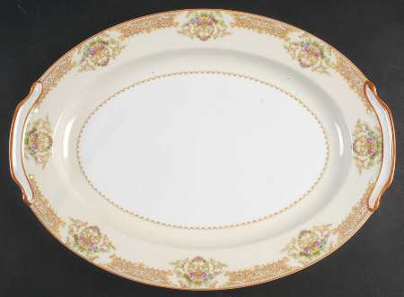 N449 16" Oval Serving Platter