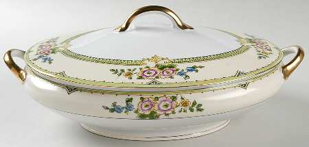 N469 Oval Covered Vegetable