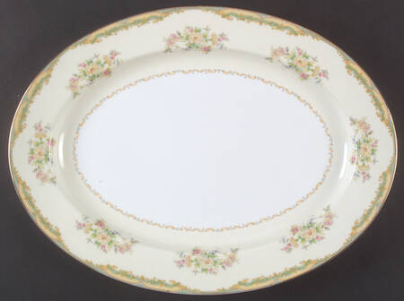 N502 16" Oval Serving Platter
