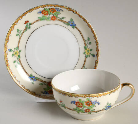 N503 Flat Cup & Saucer Set