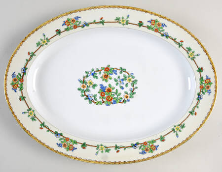 N503 16" Oval Serving Platter