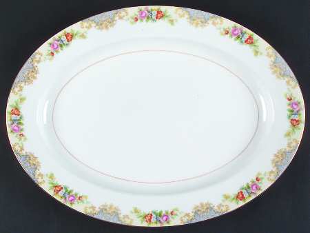 N51 16" Oval Serving Platter