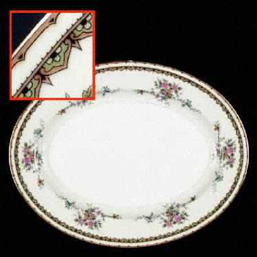 N529 11" Oval Serving Platter