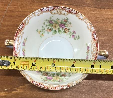 N55 Footed Cream Soup Bowl