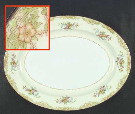 N617 16" Oval Serving Platter