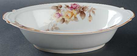 N649 10" Oval Vegetable Bowl