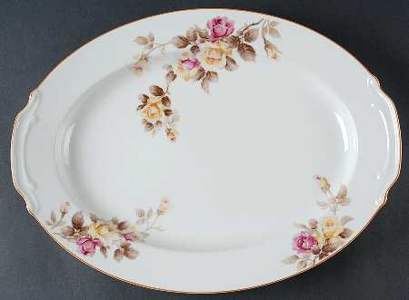 N649 16" Oval Serving Platter