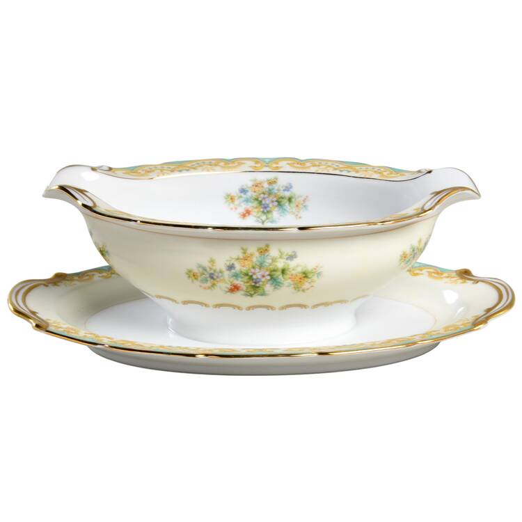 N650 Gravy Boat with Attached Underplate