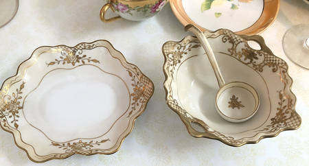 N697 Mayonnaise & Ladle w/Underplate