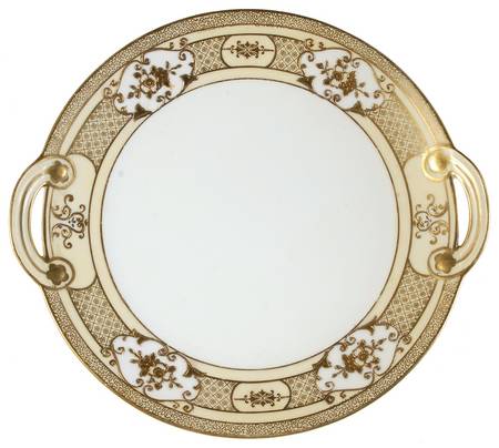 N730 Handled Cake Plate