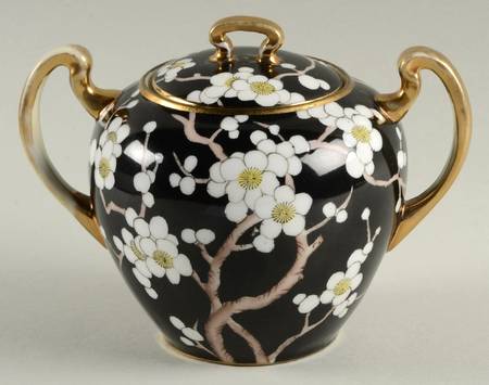 N772 Black Sugar Bowl & Lid