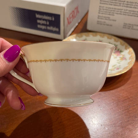 N80 Footed Cup & Saucer Set