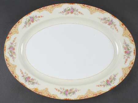 N834 16" Oval Serving Platter
