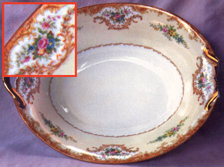 N848 10" Oval Vegetable Bowl