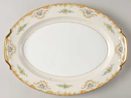 N848 16" Oval Serving Platter