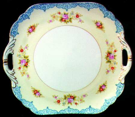 N859 Handled Cake Plate