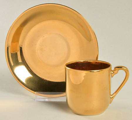N876 Flat Demitasse Cup & Saucer Set