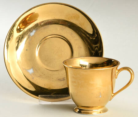 N876 Footed Demitasse Cup & Saucer Set