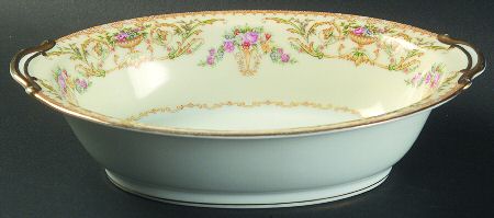 Nanette 9" Oval Vegetable Bowl
