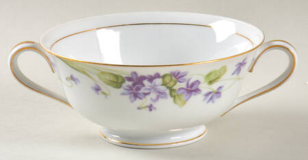 Nancy Footed Cream Soup Bowl