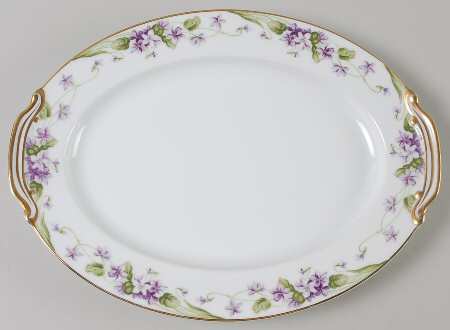 Nancy 11" Oval Serving Platter