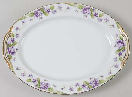 Nancy 13" Oval Serving Platter