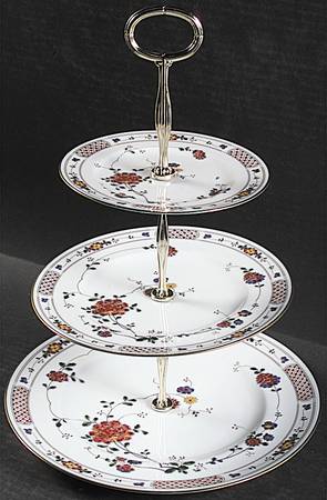 Nanking 13 7/8"-14 1/4" 3-Tiered Serving Tray(DP,SP,BB) HC