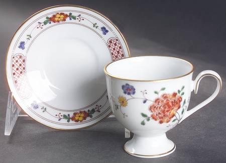 Nanking Footed Demitasse Cup & Saucer Set