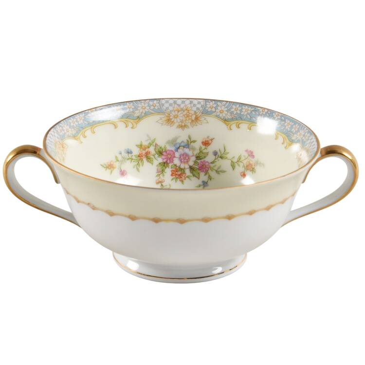 Naomi Footed Cream Soup Bowl