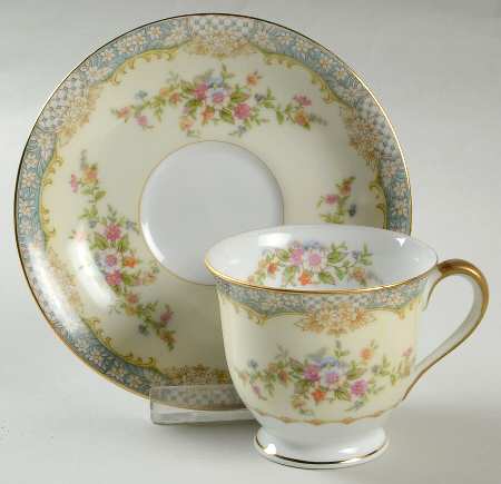 Naomi Footed Demitasse Cup & Saucer Set