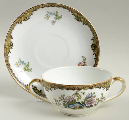 Navarre Flat Bouillon Cup & Saucer
