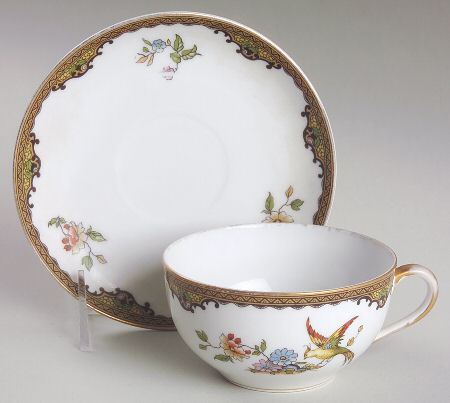 Navarre Flat Cup & Saucer Set