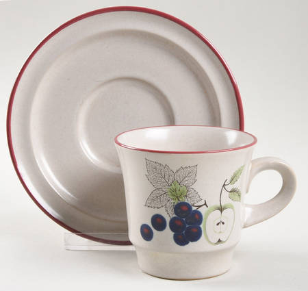 Napa Valley Flat Cup & Saucer Set