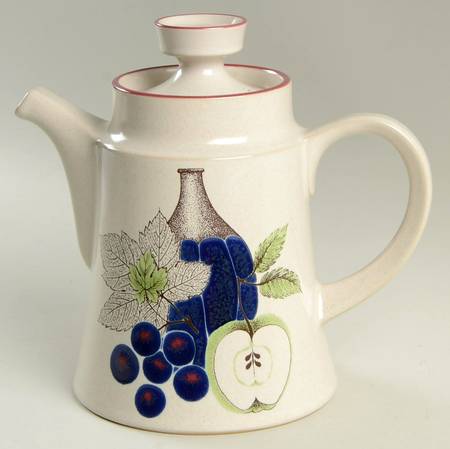 Napa Valley Tea/Coffee Pot & Lid