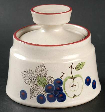 Napa Valley Sugar Bowl & Lid