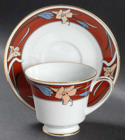 New Drama Footed Cup & Saucer Set