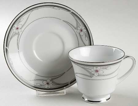 New Destiny Footed Cup & Saucer Set