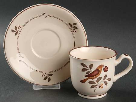New Hope Footed Cup & Saucer Set
