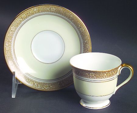 Nerrisa Footed Demitasse Cup & Saucer Set