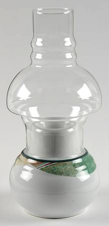 New West Hurricane Lamp & Globe