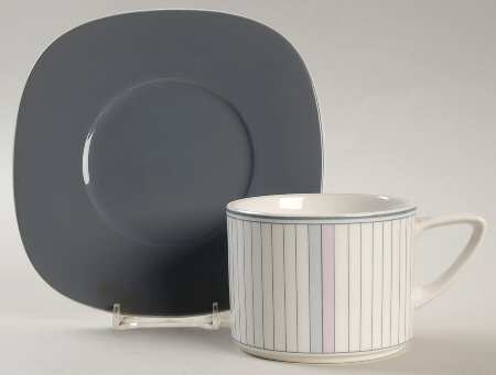 The New Yorker Flat Cup & Saucer Set