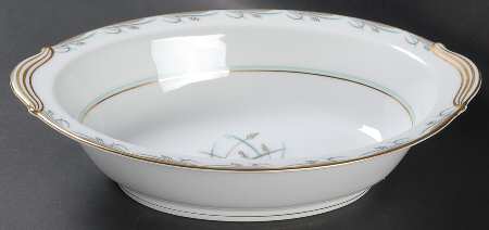 Nicole 10" Oval Vegetable Bowl