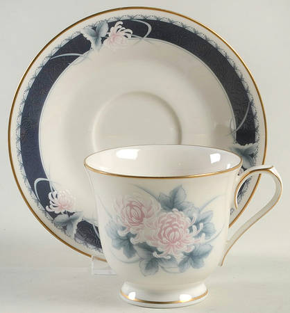 Nightsong Footed Cup & Saucer Set