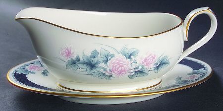 Nightsong Gravy Boat & Underplate (Relish/Butter)