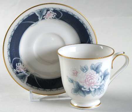 Nightsong Footed Demitasse Cup & Saucer Set